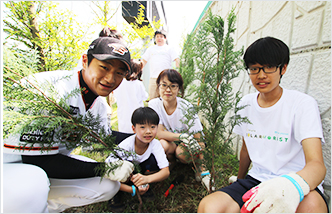 韩华集团携手韩华老鹰队球迷打造第五座韩华太阳能森林