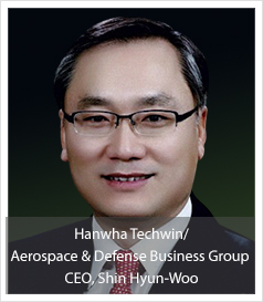 Hanwha Techwin/Aerospace & defense business group CEO, Shin Hyun-Woo