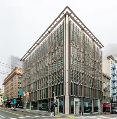 Exterior view of the Hanwha AI Center in San Francisco