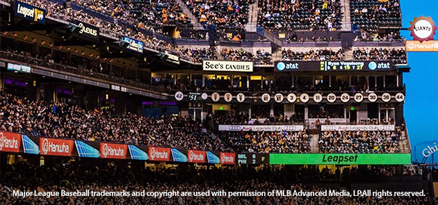 Stadium LED board and Sun-shaped LED sign