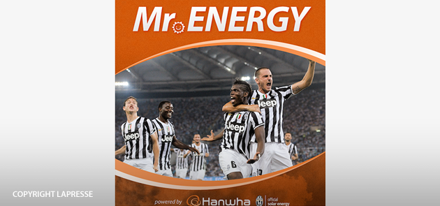 Main photo<br>
- Mr. Energy powered by Hanwha campaign<br>
- Juventus fans choose the player who has been Juventus' most energetic performer of the month via Juventus Facebook