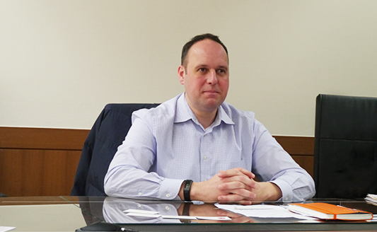 Sales Manager For Hanwha Advanced Materials Europe, based in the Czech Republic, Frank Vöge