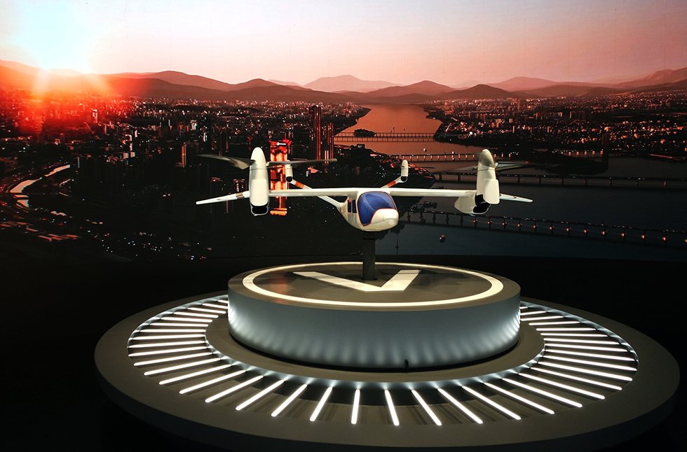 The Butterfly air taxi developed by Hanwha Systems and Overair is a new way for cities to achieve sustainability