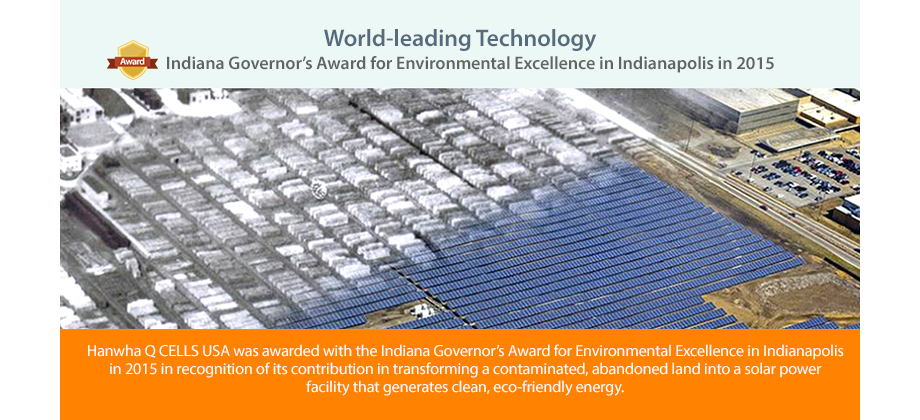 Indiana Governor's Award for Environmental Excellence in Indianapolis in 2015