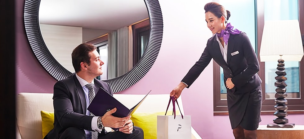THE PLAZA Seoul provides its guests with in-room shopping service via its digital concierge platform.