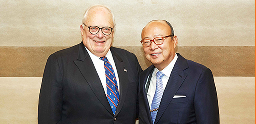 Hanwha Group Chairman Meets with Leading US Expert on Asia to Discuss Global Socioeconomic Issues