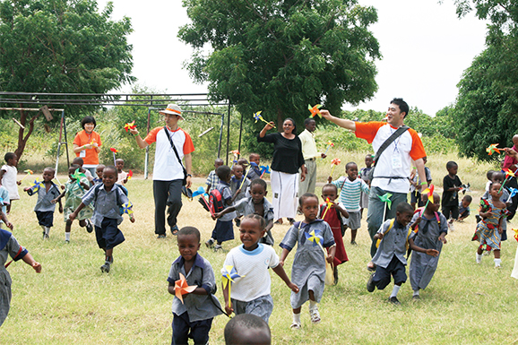 Hanwha supported education and public services in  Tanzania, Kenya, and Uganda