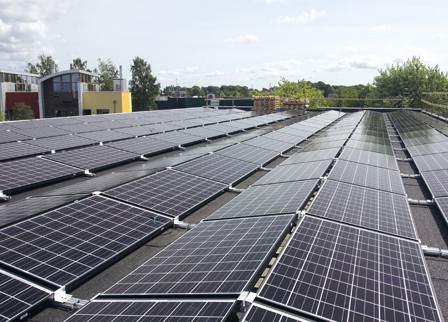 Hanwha Q CELLS PV Flat Roof System on Danish Retirement House Is One of the Country’s Largest