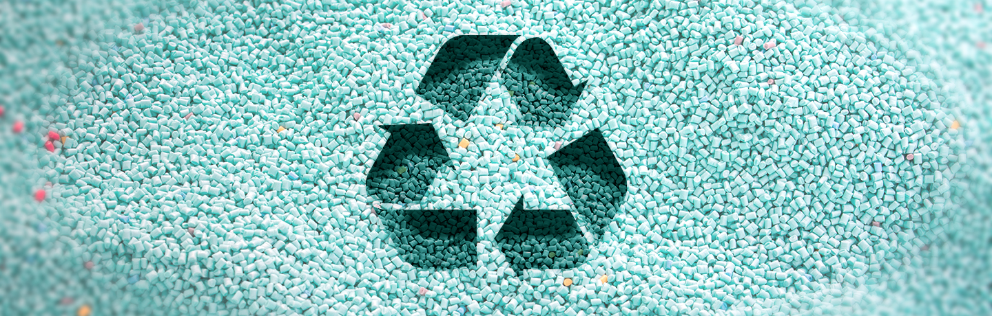 Plastic waste can be made into recycled polyethylene (rPE) pellets that can then be utilized in producing new plastic products.
