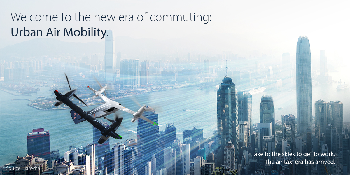 Urban Air Mobility will become the new preferred way of commuting in cities.