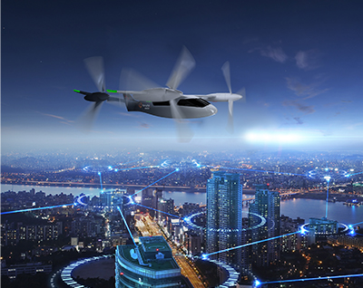 Urban Air Mobility offers the potential for fast, clean public transport in the future.