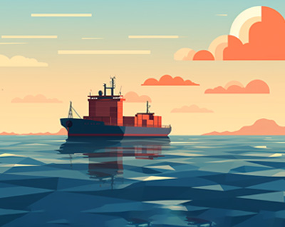 The marine shipping industry helps connect people and nations via vast channels.