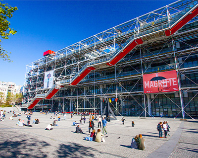 Centre Pompidou is a modern and contemporary art museum in Paris, France.