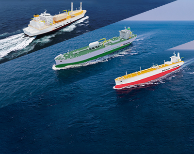 Hanwha Ocean showcased its eco-friendly vessels, including LNG, LCO2, and ammonia carriers, at Gastech 2023. 