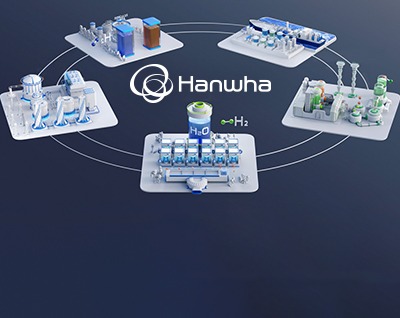 Hanwha showcased its vision for a comprehensive clean hydrogen value chain created through seven of its affiliates. 