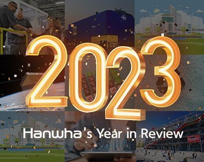 Hanwha celebrates the end of 2023 by recapping its sustainable and innovative achievements across all business sectors.