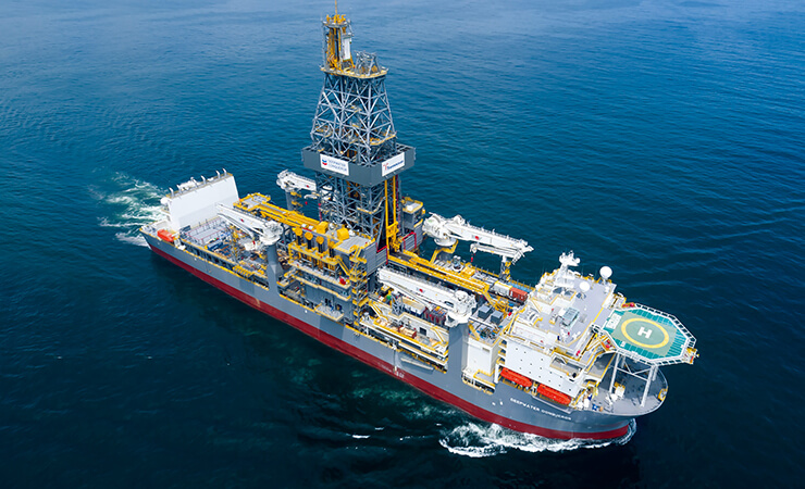 Hanwha Ocean provides cutting-edge drilling equipment.