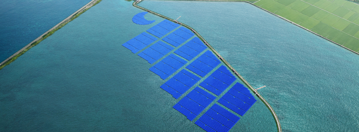 Hanwha Solutions Insight division - Goheung floating solar power plants