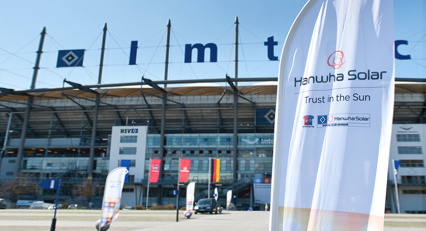 Hanwha Sponsor Day at Hamburger SV home match