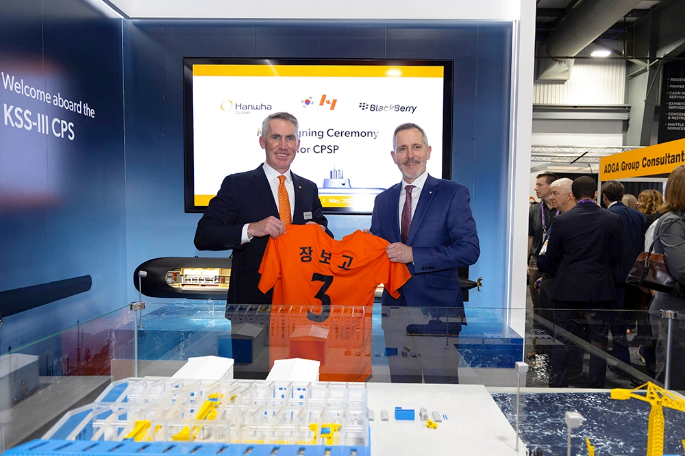 Michael Coulter, CEO and President at Hanwha Global Defense, and Phil Kurtz, Chief Legal Officer of BlackBerry