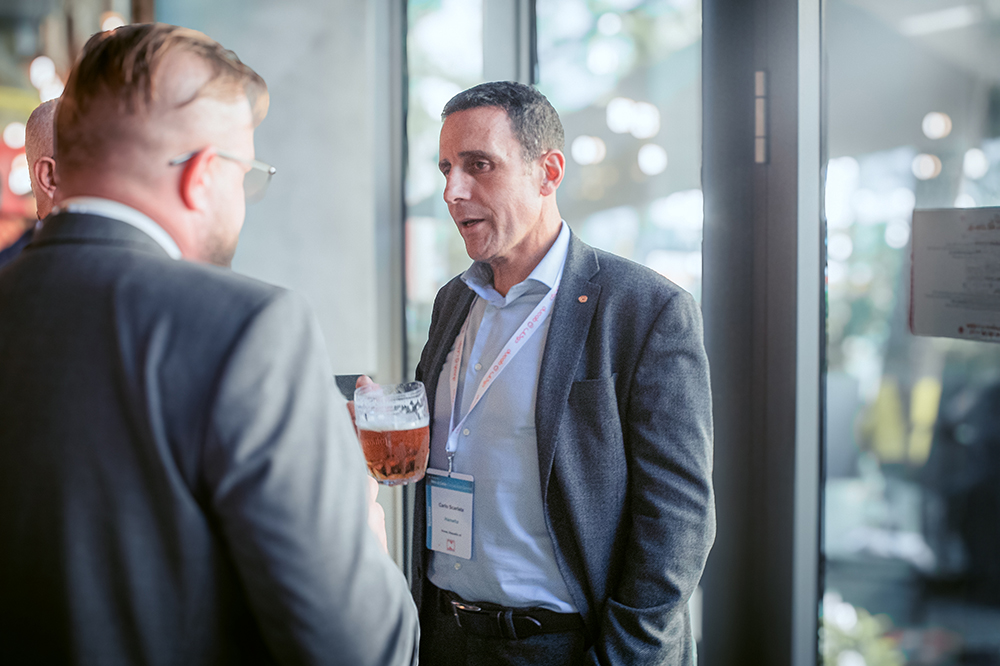 Carlo Scarlata speaking at the CRU Wire & Cable Connections Summit 2025 in Prague.