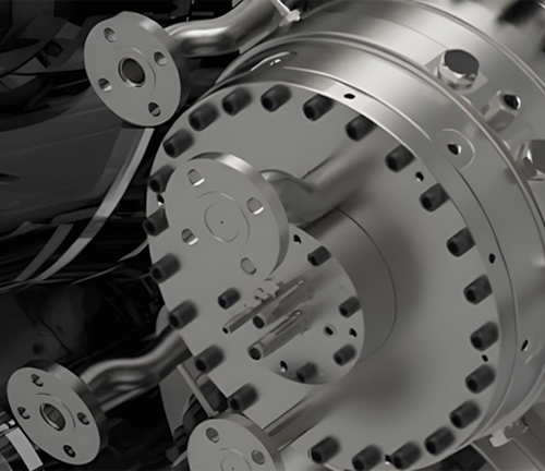 Hanwha develops eco-friendly and highly efficient power generation systems that enable hydrogen combustion.