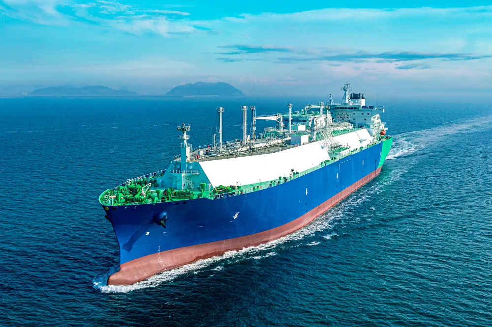 Hanwha Ocean's 200th LNG carrier, Lebrethah, delivered to SK Shipping 
