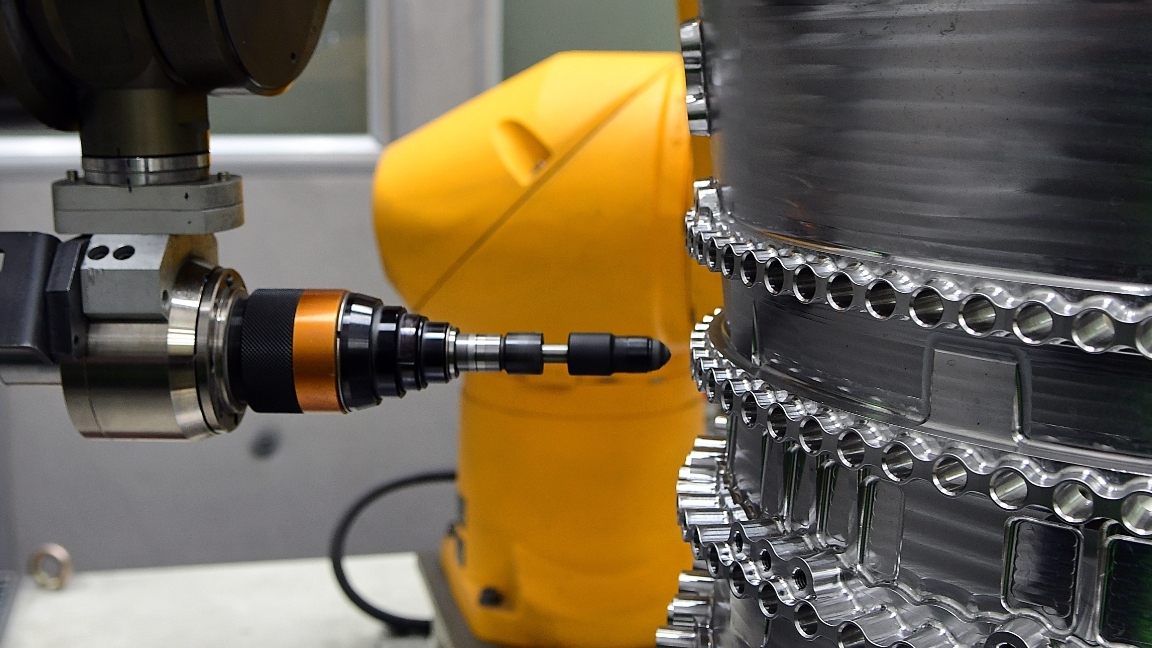 Hanwha Aerospace's smart factory in Changwon, Korea 