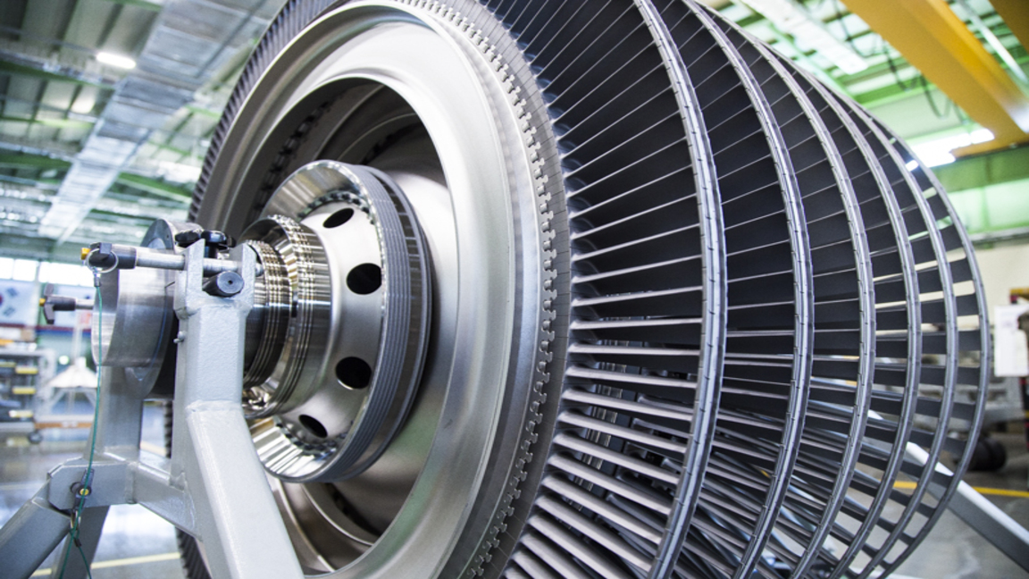 An aircraft engine component from Hanwha Aerospace