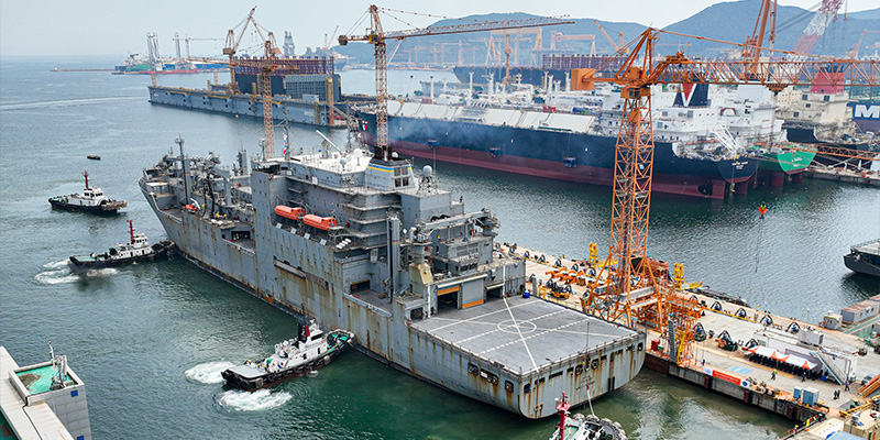 Hanwha Ocean secures first-time MRO project for U.S. Navy